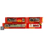 Four OO gauge Hornby locomotives, to include R057 0-4-0 (T), Caledonian blue locomotive, 270,