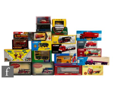 A collection of assorted Corgi diecast models, various scales, to include Vintage Glory of Steam, Corgi Classics, Roadscene, 