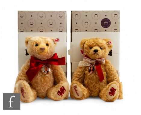 Two Steiff teddy bears, 691539 Princess of Wales Bear, cinnamon mohair, limited edition 34 of 2022, height 29cm, and 691256 P