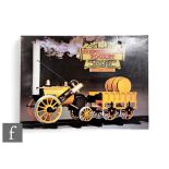 A 3.5 inch gauge live steam Hornby G100 Stephensons Rocket, boxed.