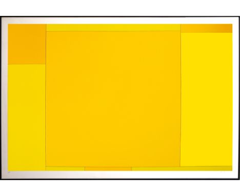 LUDWIG SANDER, 'Untitled' Screenprint signed and numbered, from an edition of 100, 104cm x 154cm, framed and glazed.