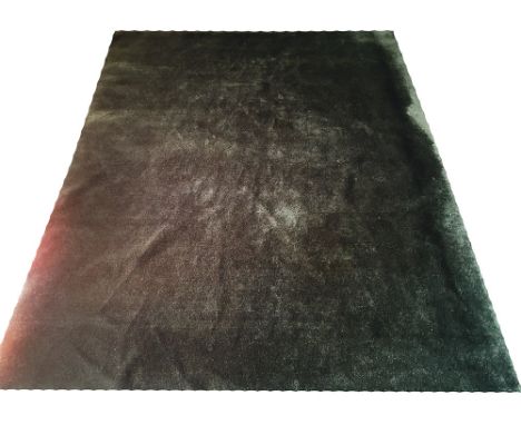 TIBETAN WOOL CARPET, 300cm x 240cm, chocolate field.