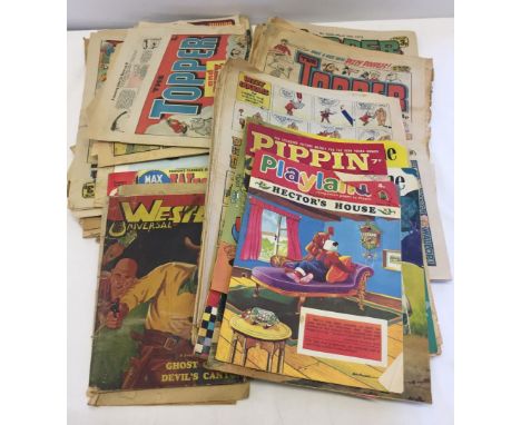 A quantity of vintage comics, mainly Topper c1970s.