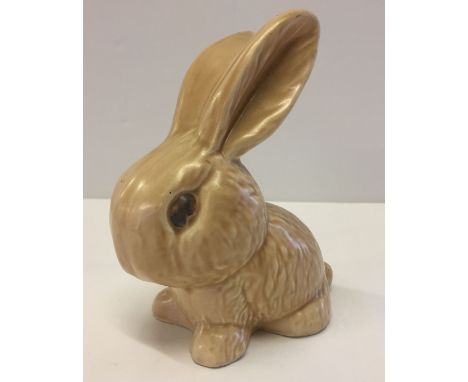 A Sylvac  biscuit coloured large ceramic rabbit, model # 1026