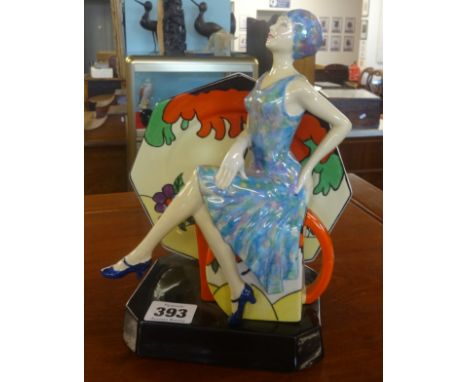 Kevin Francis (Clarice Cliff) 'Tea with Clarice Cliff' by Peggy Davies from a limited edition of 2000, with original box.