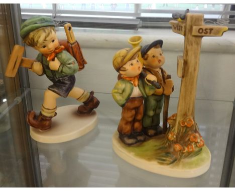 Goebel, Hummel, 'Crossroads' and 'The Little Architect' (Hum1410/1) 1993 first issue (2).