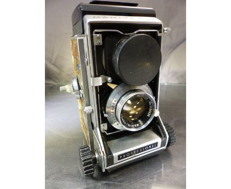 Mamiya C33 135mm box camera PROFESSIONAL (A/F) one side panel missing.