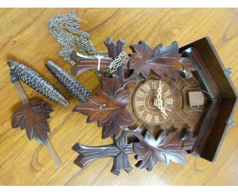 Black Forest style cuckoo clock. Marked Schneider Made in Germany.