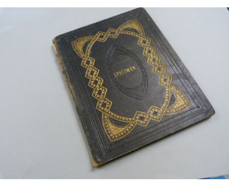 Speciman Copy of 'The Pilgrim's Progress and other Works by John Bunyan with original Memoir by Rev Geo B Cheever. by William