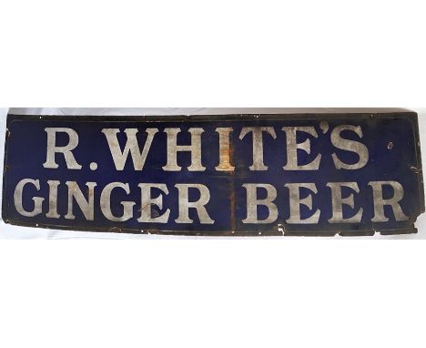 Two enamel signs, 'R Whites and Reckitts Blue'