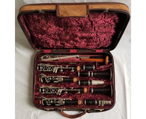 A Henri Selmer (Paris) BP 02 clarinet together with a Henri Selmer (Paris) HP** clarinet. 