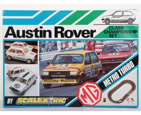 Scalextric Set C.652 Austin Rover MG Metro Turbo Class Championship Set, complete with two Metro Cars, in excellent boxed con