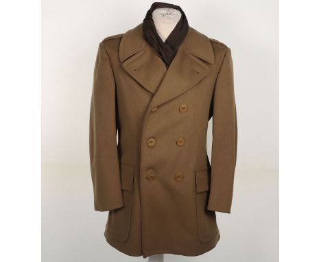 WW2 Period American Officers Short Overcoat, good example of the classic WW2 American officers short pattern overcoat with tw
