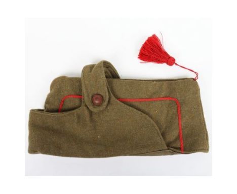 Spanish Falange Hat: WW2 period hat with red pipe and tassel ,makers stamp inside in good condition. 