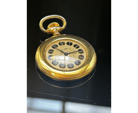Gold plated fob watch 