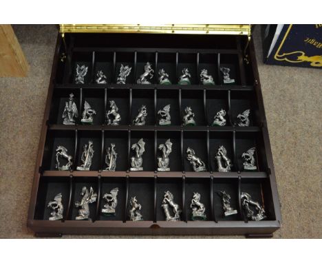 A Tudor House chess set and various boxed Myth and Magic Tudor Mint figures.