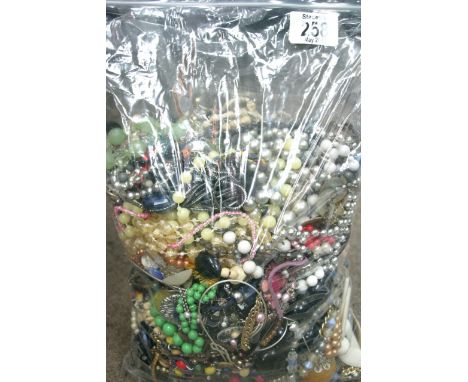 A large bag of vintage and modern jewellery 