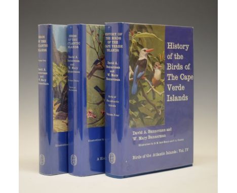 Books - Ornithology - David A.Bannerman and W.Mary Bannerman - Birds Of The Atlantic Islands, volumes 2 and 3, published by O