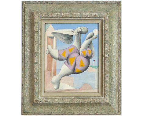 PABLO PICASSO,'Bagnante Che Gioca Al Pallone', rare pochoir, 1955, limited edition: 200, suite: venti pochoir, Silvana Editor