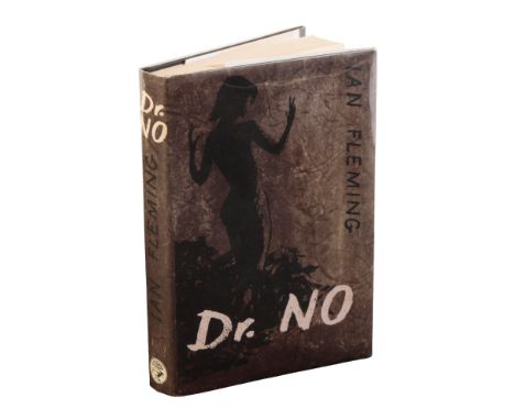 FLEMING, IAN: DR. NO London, Jonathan Cape, 1958 FIRST EDITION. 8vo., original black cloth with dancing girl in brown on uppe