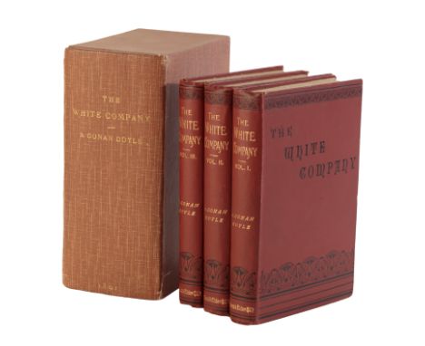 DOYLE, SIR ARTHUR CONAN: THE WHITE COMPANY Smith, Elder &amp; Co, 1891 FIRST EDITION, one of 750 copies. 3 vols., original re