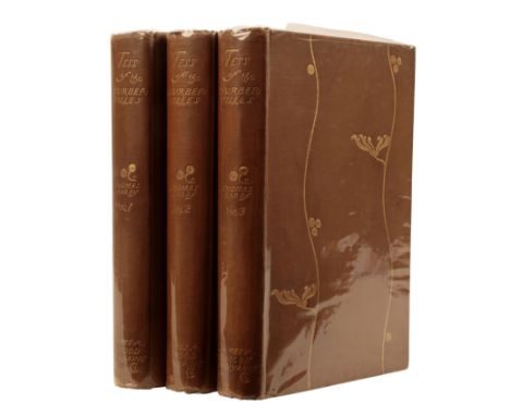 HARDY, THOMAS: TESS OF THE D'URBERVILLES London, James R. Osgood &amp; McIlvaine, 1892 FIRST EDITION, second impression. One 