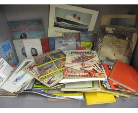 Mixed vintage ephemera, mainly circa 1950, together with childrens paperback non-fictional books and a 1945 Agatha Christie '
