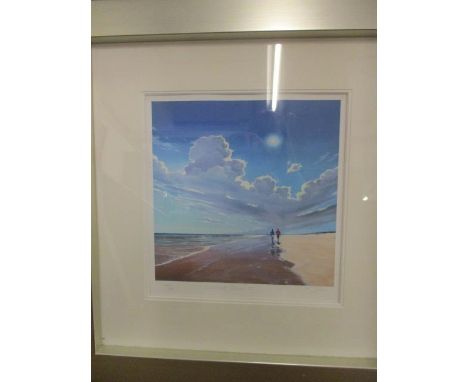 Ben Payne - Sunkissed Shores II, a giclee on paper, 12" x 12", limited edition 104/195, signed in the lower right margin with