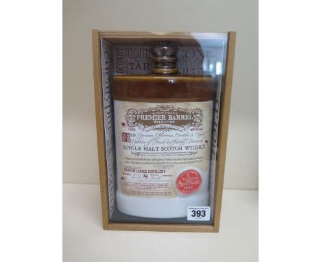 A 700ml decanter/bottle of single malt Scotch whisky 46% vol Douglas Laing's Premier Barrel Selection - boxed 