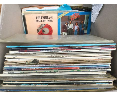 A collection of LPs and 7inch singles by various artists including Bob Dylan, Bruce Springsteen, Prince, The Who and others.