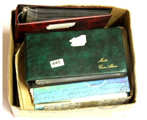 A quantity of First Day cover albums and postcards.