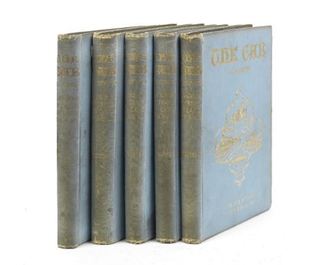 The Car Illustrated; bound Volumes VI to X, (1903 to 1904),subtitled 'A Journal of Travel by Land, Sea &amp; Air', a run of i