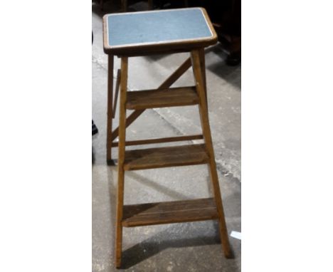 A small folding step ladder