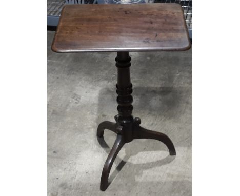 A George III mahogany tripod table