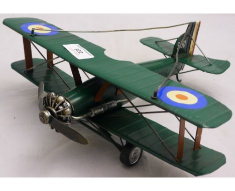 A model of a bi-plane