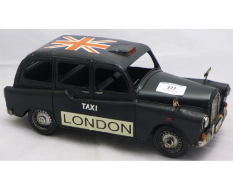A model of a London black cab
