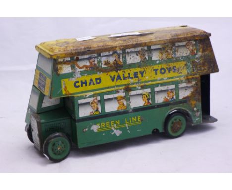 A Chad Valley Toys Green Line bus