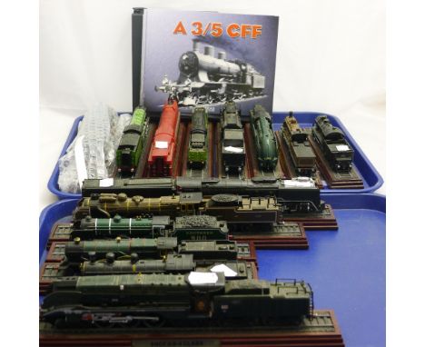 Fourteen model steam engines 