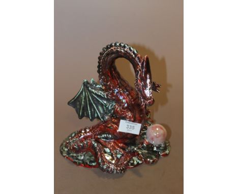 AN ANITA HARRIS FIRST TRIAL DRAGON FIGURE 
