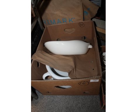 TWO VINTAGE CHAMBER POTS