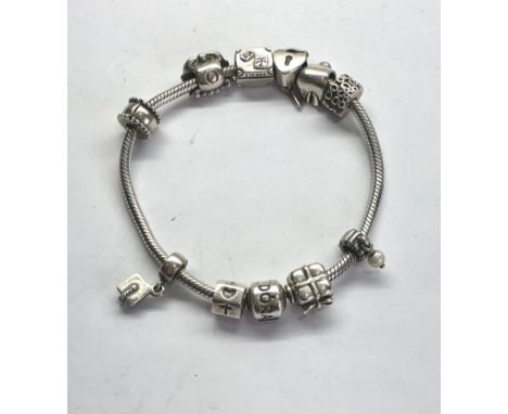 Pandora silver bracelet 