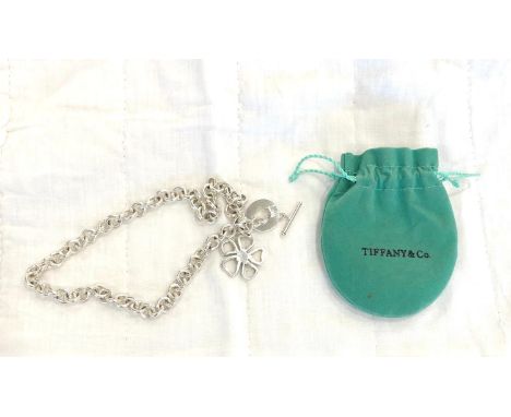 Silver Tiffany and Co necklace 