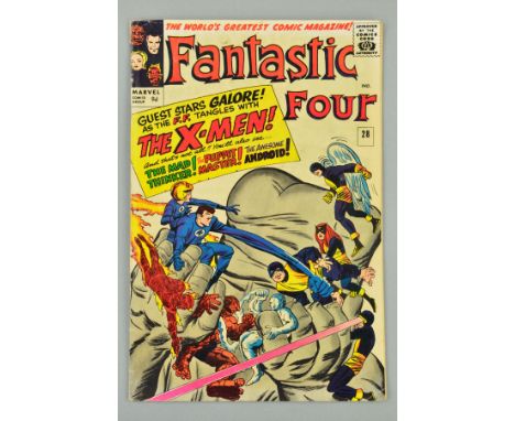 Fantastic Four (1961) #28, Published:July 10, 1964, The X-Men guest-star as they and the Fantastic Four face the combined men
