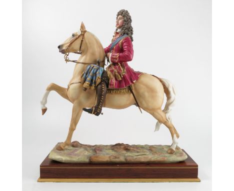 A Royal Worcester limited edition model, Marlborough from the Famous Military Commanders series, modelled by Bernard Winskill