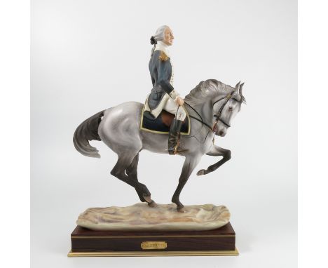 A Royal Worcester limited edition model, Washington, from the Famous Military Commanders Series, modelled by Bernard Winskill