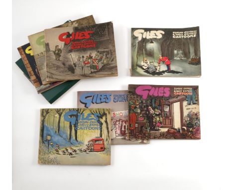 Eight Giles annuals, 1943-45, 1946-47, 1948-49, 1949-50, 1950-51, 1952-53, 1953-54 and a facsimile edition of the first Giles
