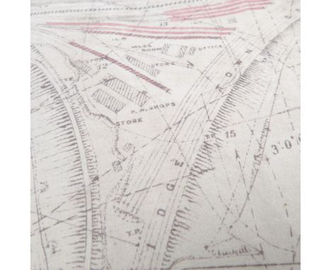 A collection of railway station maps, to include Stafford, Worcester, Dudley, Tipton, etc   Condition report:  Some maps mark