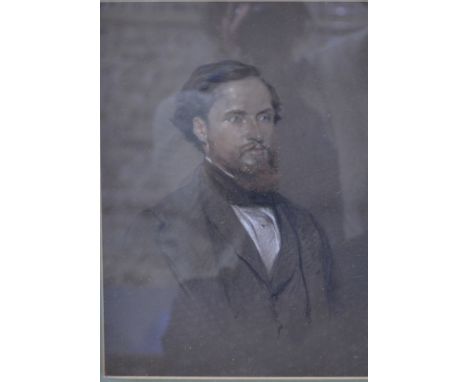 AMENDED ESTIMATE William Carpenter - Portrait of General Sir Alexander Taylor. GCB, a hero of the Indian Mutiny, chalk pastel