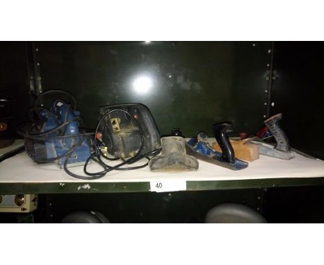 An electric planer & sander