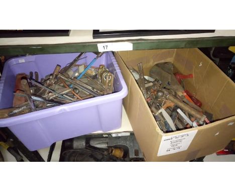 2 heavy boxes of tools